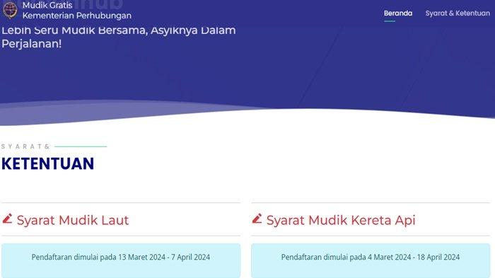 Daftar Link Mudik Gratis 2024, Mulai dari Jasa Raharja Hingga Kemenhub Lengkap Cara Daftarnya