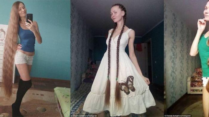 Wanita Rusia Ini Tidak Potong Rambut Selama 13 Tahun, Begini Penampilannya