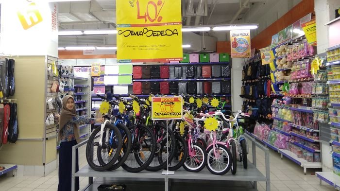 Semua Produk Sepeda Didiskon 40 Persen, Ayo ke Hypermart PIM