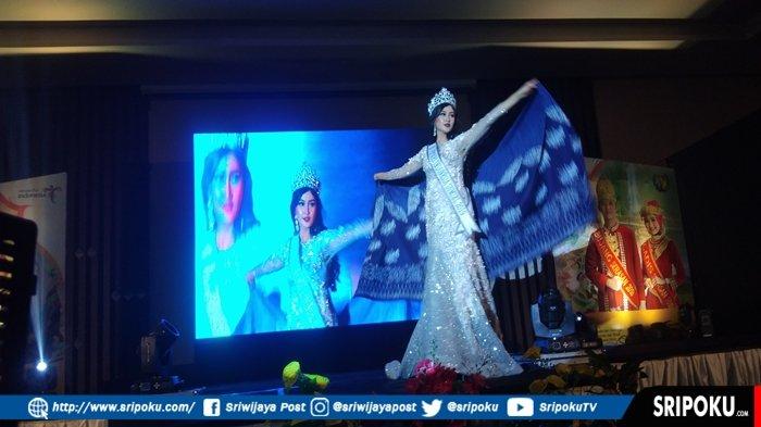 Runner Up 1 Putri Indonesia Sumsel Tahun 2019 Fetri Dwi Amlika Tampil Anggun di Malam BGS Muaraenim