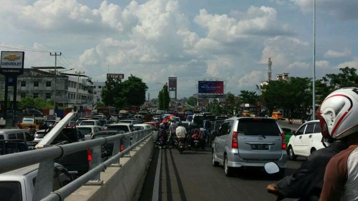 Flyover Simpang Jakabaring Palembang tak Mampu Atasi Macet