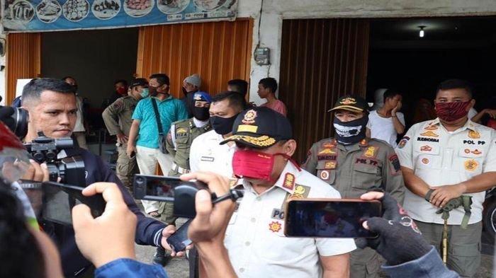 Ditetapkan Zona Merah Covid-19, Satpol PP Palembang Gencar Lakukan Razia  di Tempat Keramaian