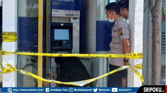 Bandit Gagal Bongkar Mesin ATM , Beraksi Subuh di Desa Penyandingan