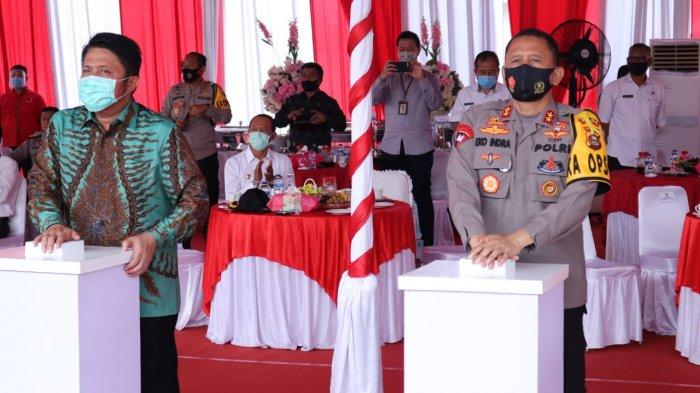 KAPOLDA Sumsel dan Gubernur Sumsel Groundbreaking Pembangunan Gedung Mapolda Sumsel, Bangun 8 Lantai