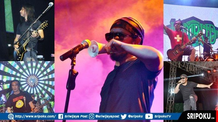 Meriahkan HUT PTBA ke 38, Aksi Band Jamrud Gebrak Ribuan Penonton Muaraenim