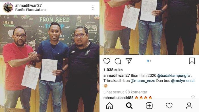Eks Striker Sriwijaya FC Ahmad Ihwan Mengaku Ada Tawaran dari Arema, Akhirnya Pilih Badak Lampung