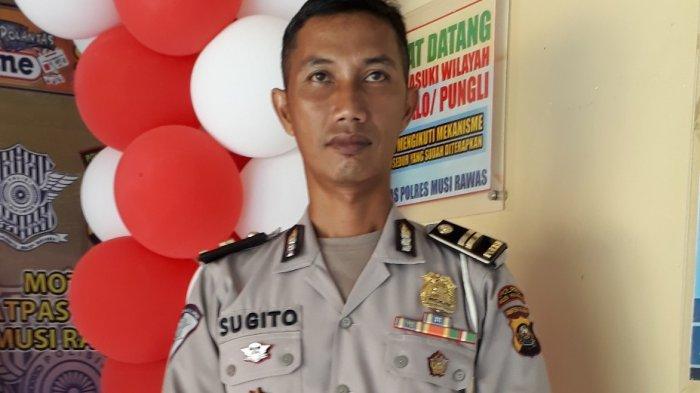 Iptu Sugito, Komandan Upacara Penurunan Bendera Peringatan HUT RI ke 74 di Pemkab Musirawas