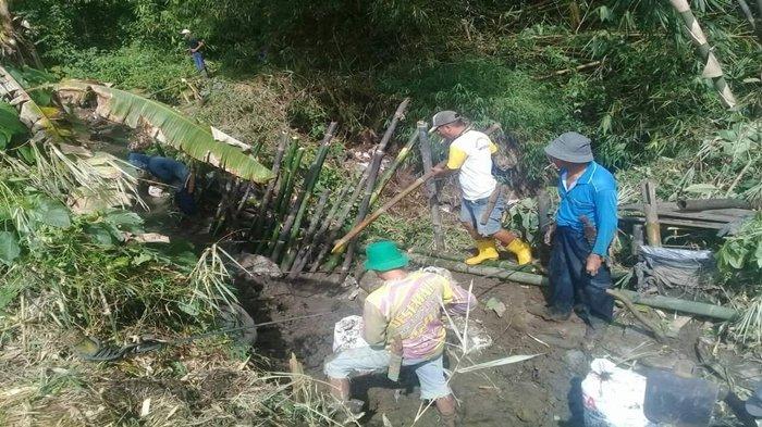 Warga di Desa Jambat Balo Terancam Tak Dapat Suplai Air untuk Sawah dan Kolam Ikan, Irigasi Jebol