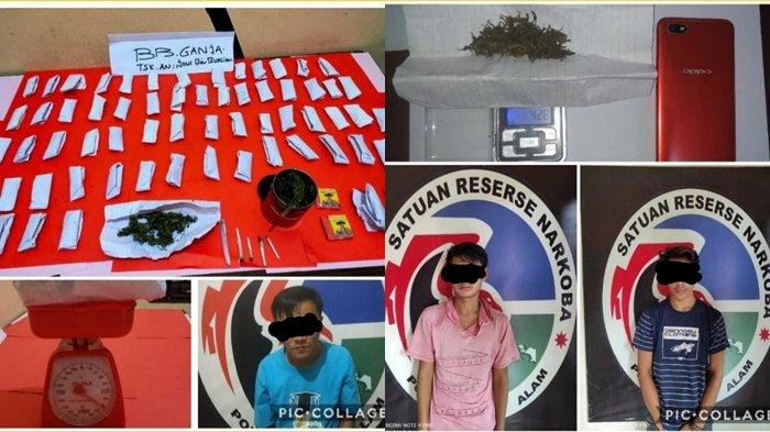 Bermula dari 2 Pelajar Terjaring Razia Prokes, Bandar Ganja di Pagaralam & Kurir Ditangkap Polisi