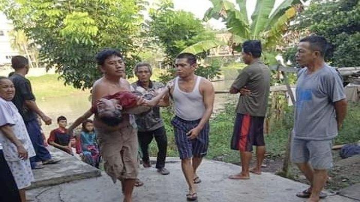 Rian, Bocah 10 Tahun Ditemukan tak Bernyawa di Sungai Enim Muaraenim Lokasi Pangkalan Mandi Warga