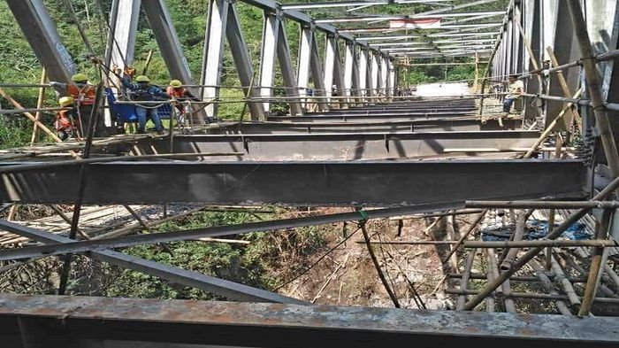 Pengerjaan Selesai Lebih Cepat Dari Target. September Jembatan Endikat Sudah Bisa Dilalui