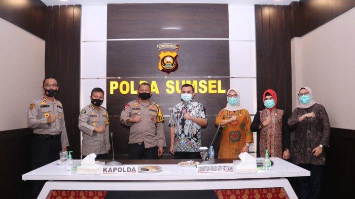 Kapolda Sumsel Terima Audensi Rombongan dari RSUD Siti Fatimah Sumsel, Bahas Soal Kerjasama
