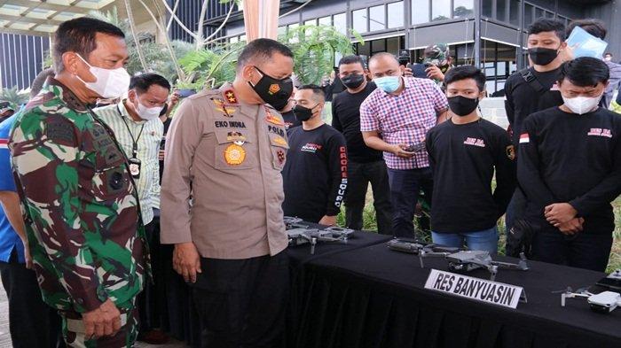 Kapolda Sumsel Kukuhkan Drone Squard Karhutla dan Pelatihan Operator Songket