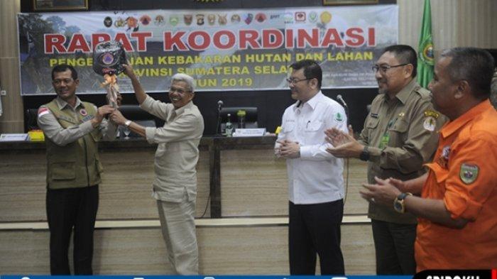 Bentuk Tim Gabungan , Pemprov Sumsel Siap Atasi Karhutla