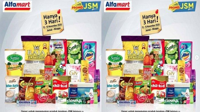 Katalog JSM Alfamart 13-15 November 2020, Ada Diskon Besar-besaran, Dari Beras Detergen hingga Susu