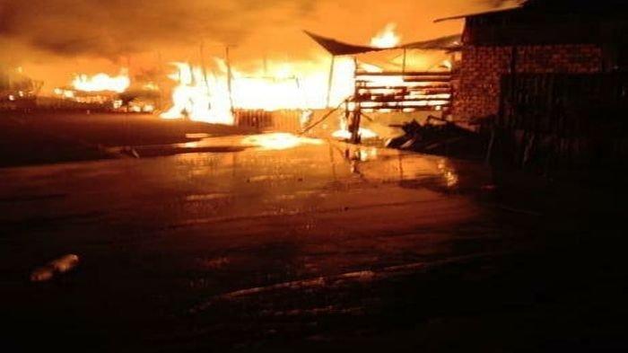 3 Rumah di Panca Usaha Palembang Terbakar, Api Berasal dari Rumah Kosong yang Ditinggal Pemiliknya