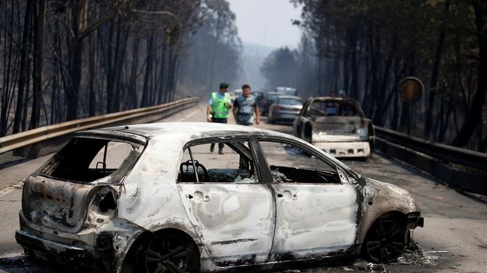 Masya-Allah! Hutan Portugal Terbakar Menelan 62 Korban Jiwa Kebanyakan dalam Mobil yang Hangus