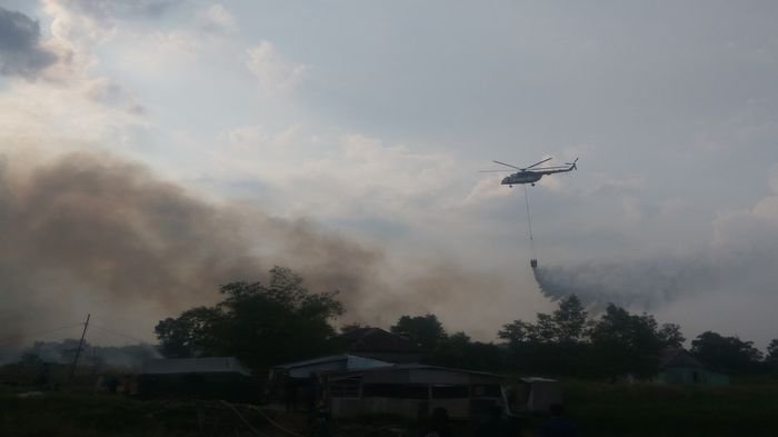 Anshori Soal Api di Lahan Gambut: Sengaja Dibakar untuk Mengurung Ikan