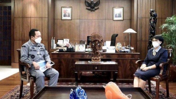 BAKAMLA Temui Menlu Retno Marsudi, Pertanyakan Kapal Coast Guard China yang Masuk Wilayah Indonesia