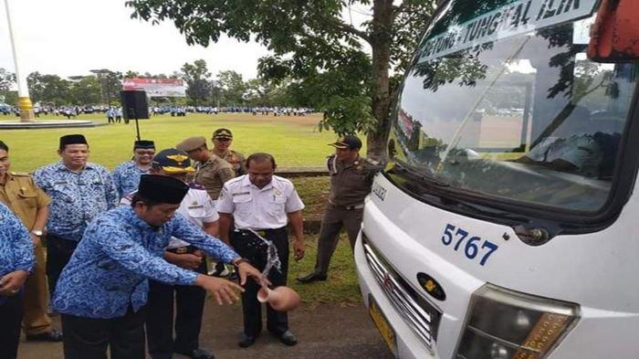 Mulai Hari Ini Bus Damri Mulai Beroperasi di Banyuasin, Tarifnya Mulai Rp 5000