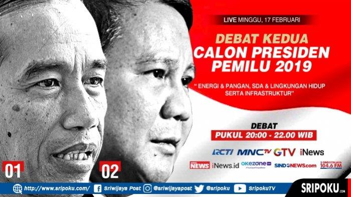 Link Live Streaming Debat Pilpres 2019 Joko Widodo vs Prabowo Subianto di Kompas TV