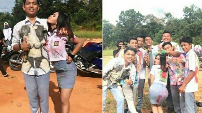 Viral Seorang Siswi Dikelilingi Beberapa Pelajar Lakukan Aksi tak Senonoh, Rupanya Rayakan Kelulusan