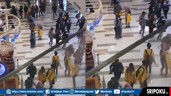 Mahasiswa Histeris Ketakutan dan Sontak Masuk ke Mall untuk Berlindung, Dikejar Peluru Gas Air Mata