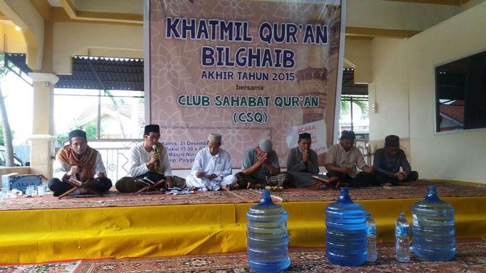 Club Sahabat Quran Ajak Khataman Quran Bilghaib di Kompleks Polygon