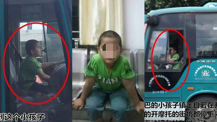 Geger, Bocah 9 Tahun Ini Mencuri Bus dan Lakukan Ini di Jalanan Macet, Saat Ditangkap Ternyata