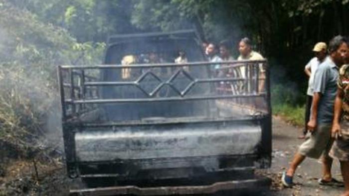 Sopir Selamat Meski Mobil dan Uang Rp 6 Juta Hangus Terbakar