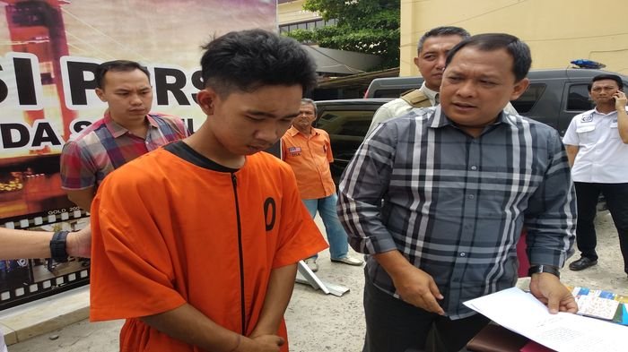 Modus Jual Handphone Secara Online, Pemuda di Palembang Ini Todong Pembelinya Saat COD