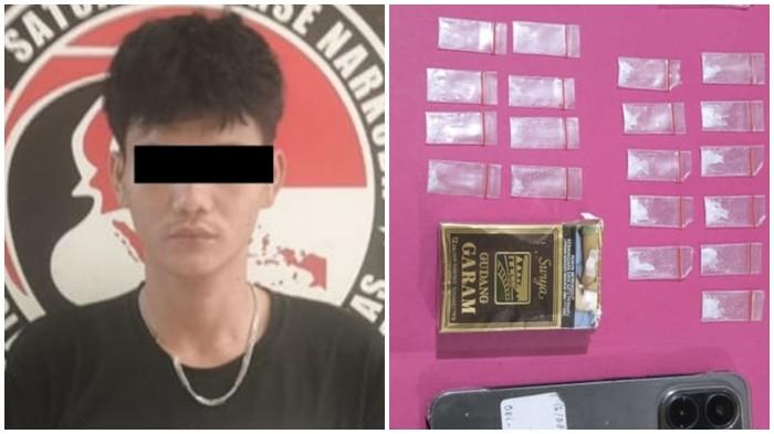 DIKEPUNG Polisi, Pria Ini di Musi Rawas Gercep Buang Kotak Rokok ke Semak-semak, Ternyata Pengedar!