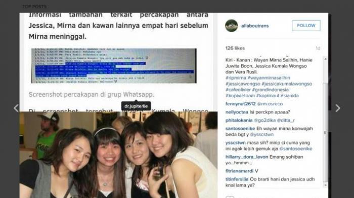 Beredar di Media Sosial, Foto Mirna dan Jessica Berebut Bayi