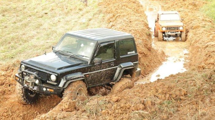 Areal Danau Wisata Teluk Gelam Dijadikan Medan Offroad oleh Komunitas Jeef AJC Kayuagung