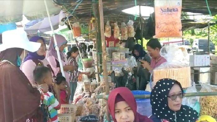Warga di Pasar Pulau Mas Tebing Tinggi Empat Lawang, Masih Banyak Belum Sadar Pakai Masker