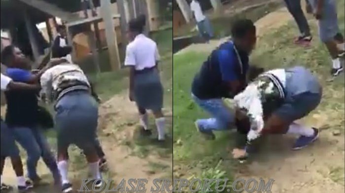 Pelakor Lagi! Diduga Ganggu Suami Siswi SMA Dijambak & Diseret Istri Sah di Sekolah, Videonya Viral