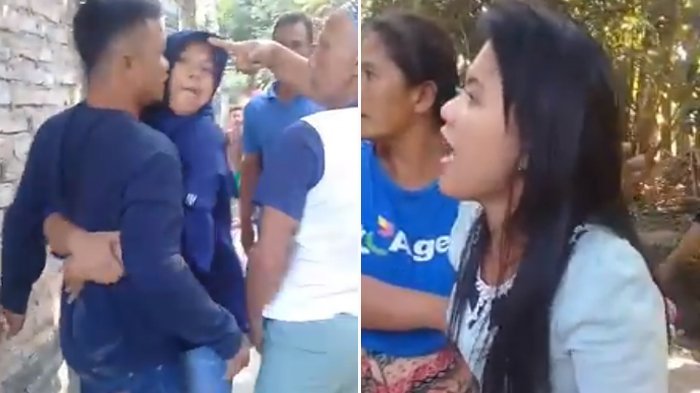 Viral! Dilabrak Istri Sah, Pelakor Malah Berbuat Begini ke Suaminya di Depan Umum, Kelewatan!