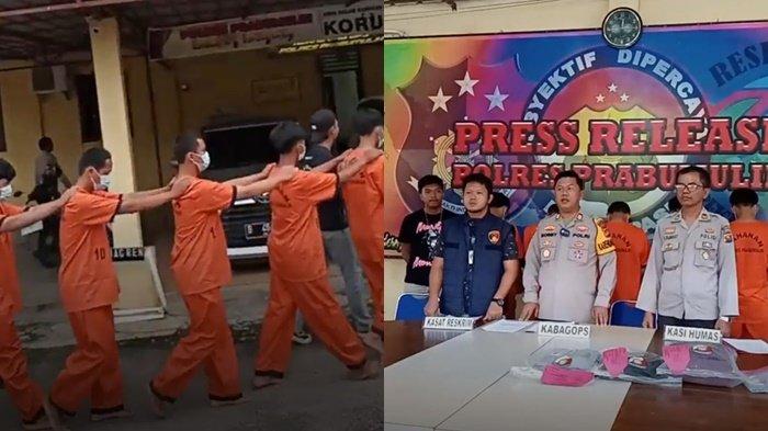 Lima Pelaku Gengster Jalanan Meresahkan Prabumulih Berhasil Diringkus Polisi