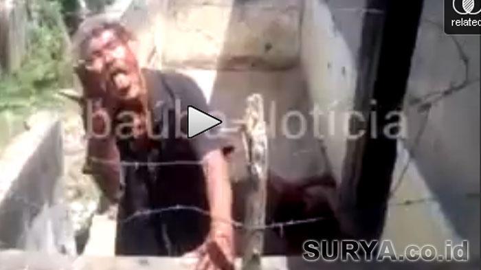 Brutal, Beredar Video Kakek Bunuh Teman Minum, Lalu Cicipi Darahnya