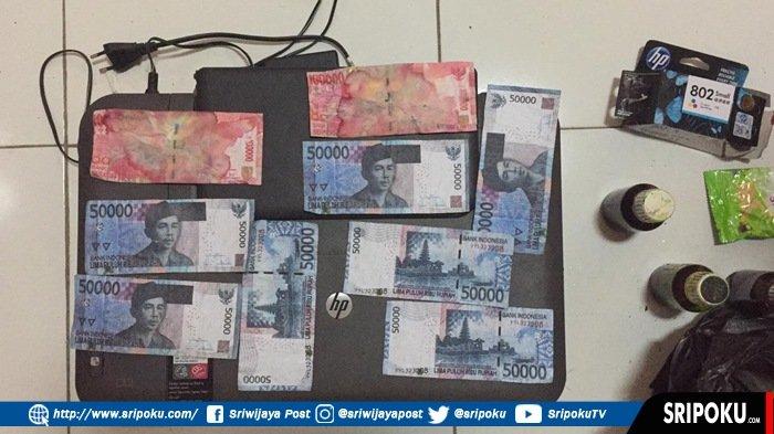 Belanjakan Upal di Warung Kecil, 2 Pencetak dan Pengedar Uang Palsu di Lahat Ditangkap Polisi