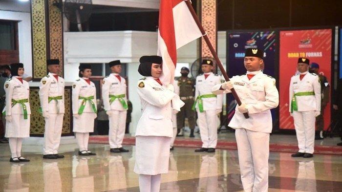 Gubernur Herman Deru Kukuhkan Paskibraka Provinsi, Optimis Upacara akan Berjalan Baik