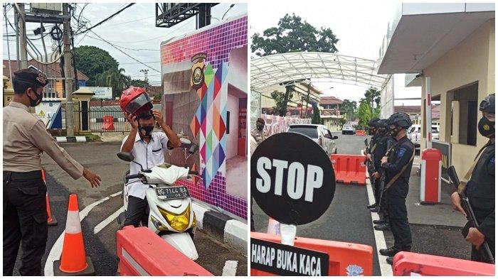 HELM Dibuka dan Dijaga Brimob Bersenjata Lengkap, Kapolda Sumsel Perketat Keamanan Pintu Gerbang