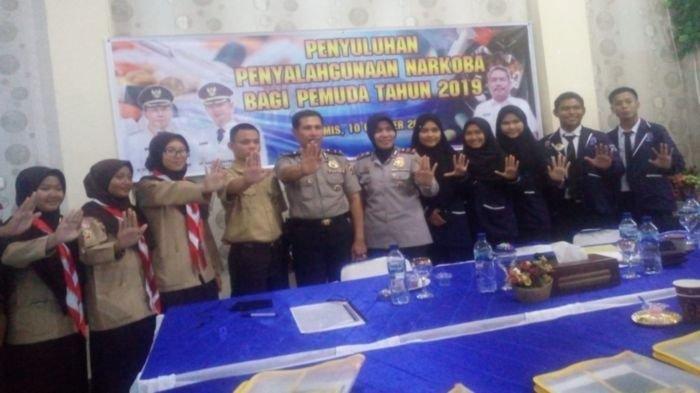 Para Pelajar dan Remaja di Kota Prabumulih Dapat Penyuluhan Bahaya Narkoba dari Polres Prabumulih