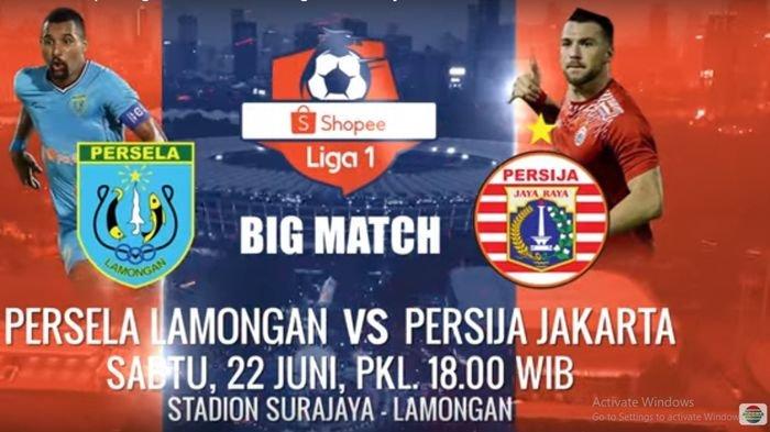 LINK Live Streaming Persela Lamongan vs Persija Jakarta di Liga 1 2019, Persija Targetkan Menang