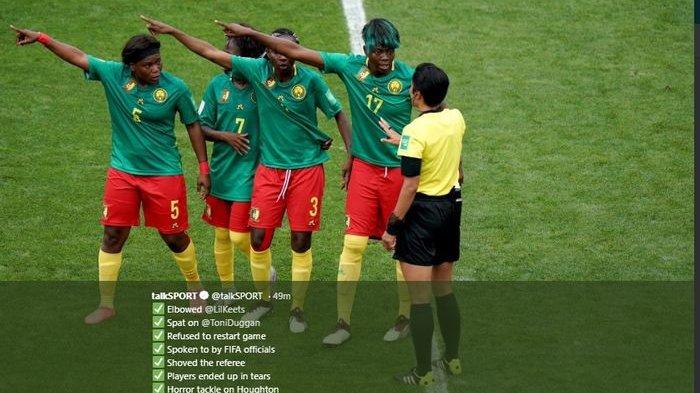 Piala Dunia Wanita 2019 - VAR Bikin Pemain Kamerun Menangis dan Tuduh FIFA Lakukan Aksi Rasialis