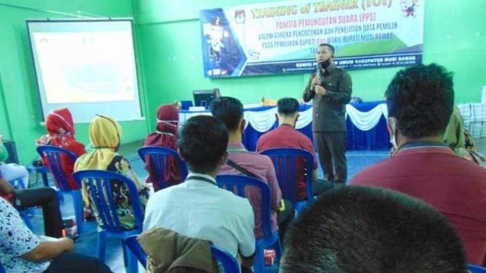 Persiapan Coklit Data Pemilih, Anggota PPS se Kabupaten Musirawas Ikuti TOT