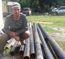 Petugas Keamanan Ini Justru Curi Pipa Pertamina