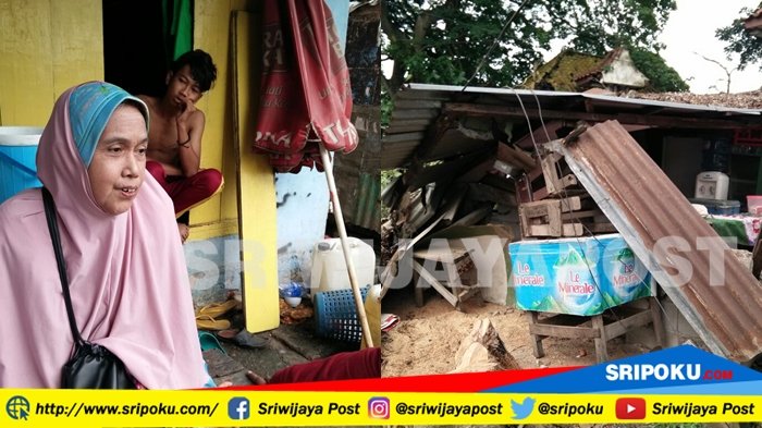 Kasihan, Bangun Tidur Janda 4 Anak asal Palembang Ini Menangis Pilu Lihat Kondisi Warungnya