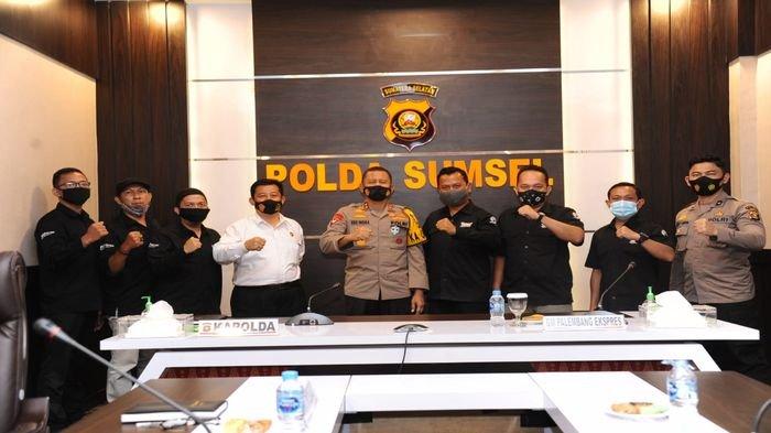 Kapolda Sumsel Sambut Baik Kerjasama dengan Media