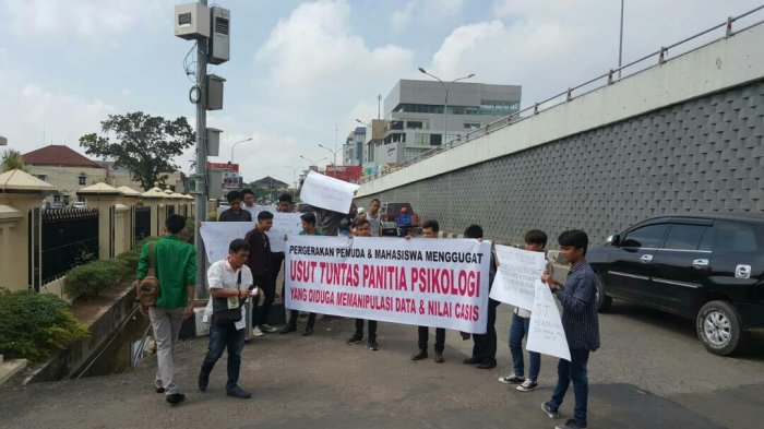 Pergerakan Pemuda dan Mahasiswa Menyebut Ada Indikasi Kecurangan Penerimaan Polisi